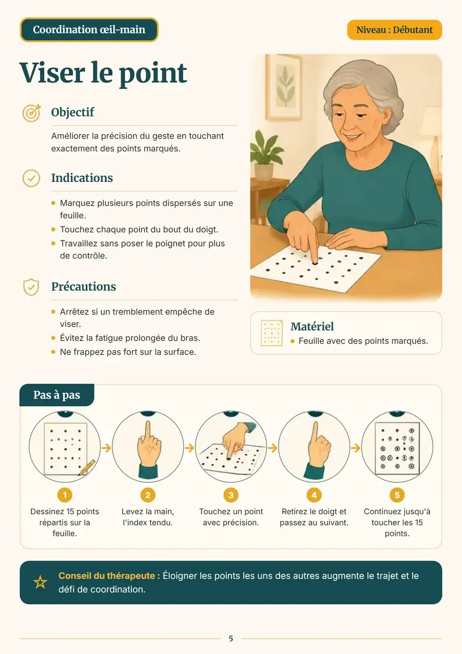 Fiche de motricité fine
