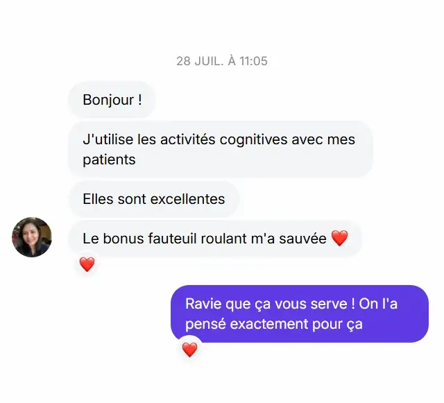 Témoignage d'une ergothérapeute